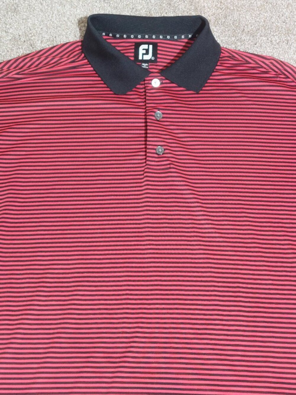 FootJoy Performance Golf Polo Shirt "The National" at Eagle Creek Size L